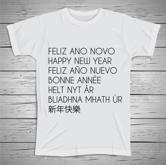 Camiseta Ano Novo