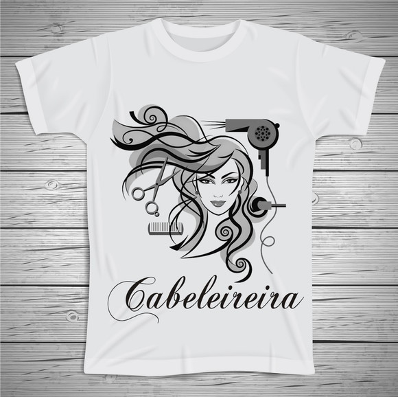 Camiseta Profissão Cabelereira