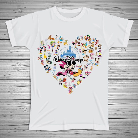 Camiseta Mickey e Minie
