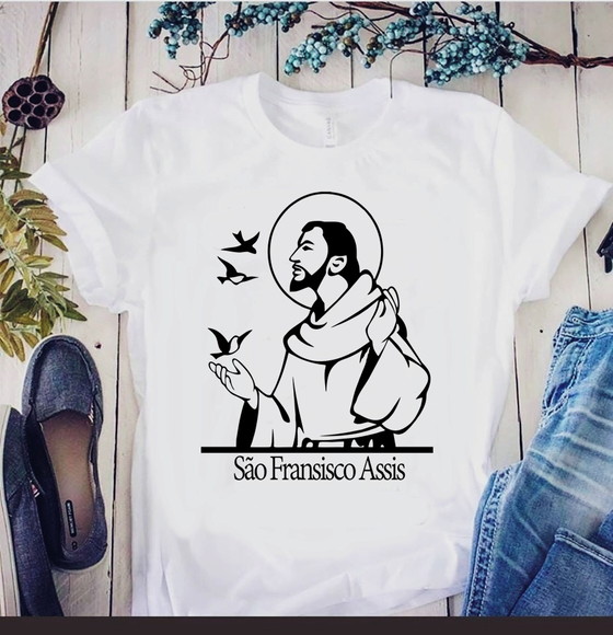 Camiseta Religiosa São Francisco de Assis