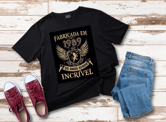 Camiseta Fabricada em 1989