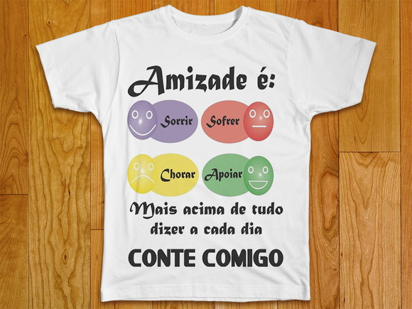 Camiseta Amizade