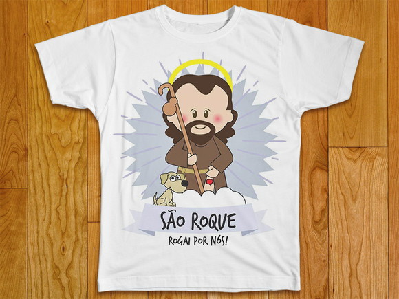 Camiseta Religiosa São Roque