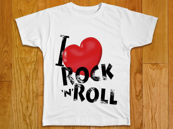Camiseta I Love Rock
