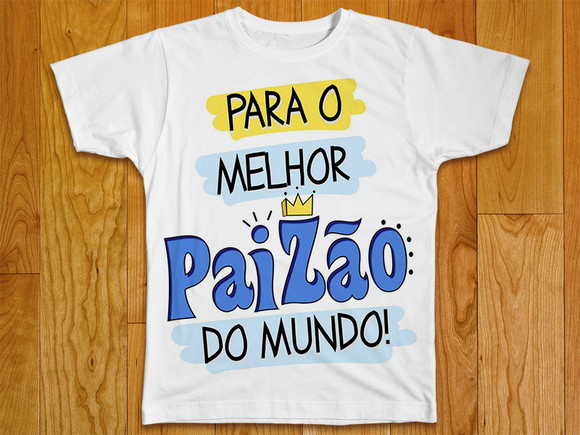 Camiseta Para O Melhor Pai Do Mundo