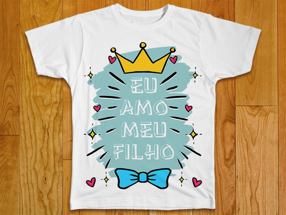 Camiseta Eu Amo Meu Filho