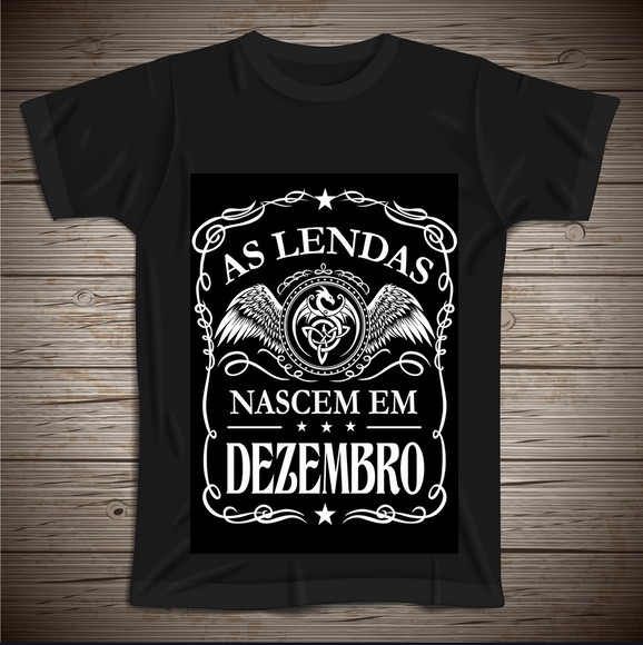 Camiseta as Lendas Nascem