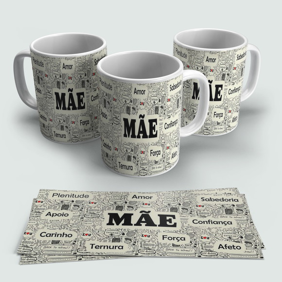 Caneca Porcelana Mãe