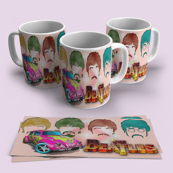 Caneca Porcelana Rock