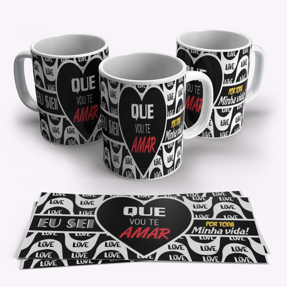Caneca Eu Sei Que Vou Te Amar