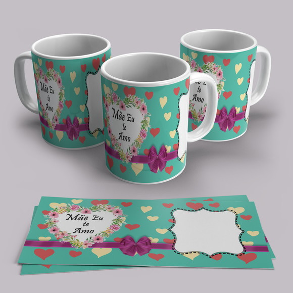 Caneca Mãe Eu Te Amo