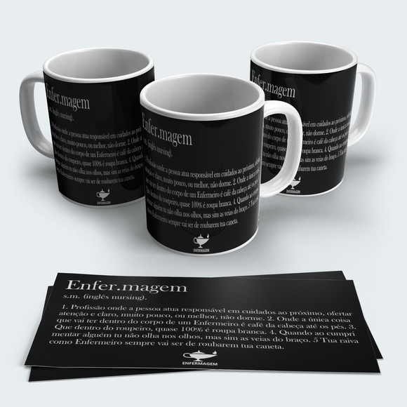 Caneca Profissão Enfermagem