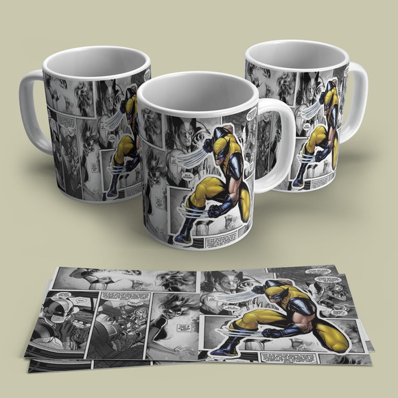 Caneca Porcelana Wolverine