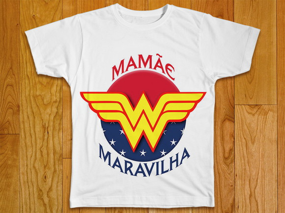 Camiseta Mamãe Maravilha
