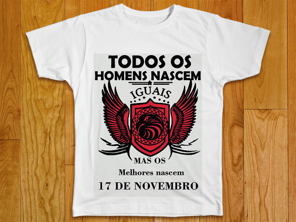 Camiseta Todos Os Homens Nascem Iguais