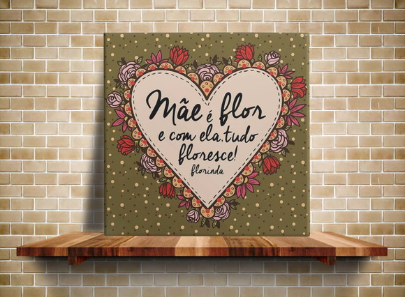 Azulejo Decorativo Dia das Mães