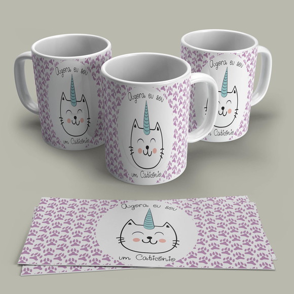 Caneca Porcelana Caticórnio