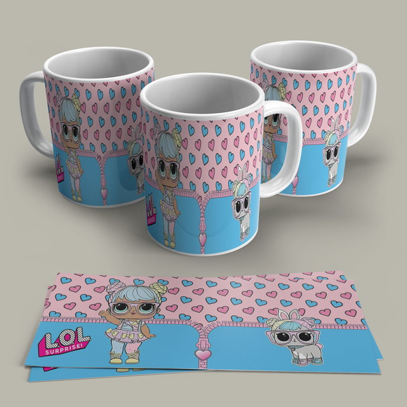 Caneca Porcelana LOL