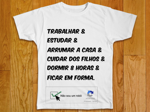 Camiseta Eu Não Sou Um Robô