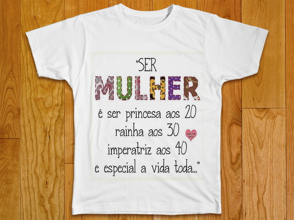 Camiseta Ser Mulher