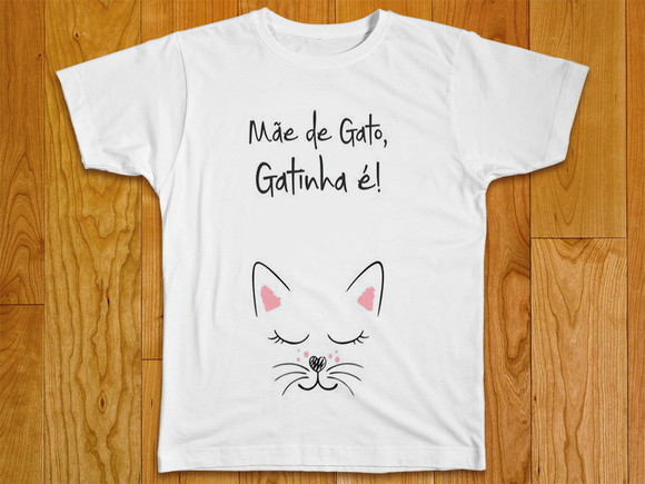 Camiseta Mãe de Gato
