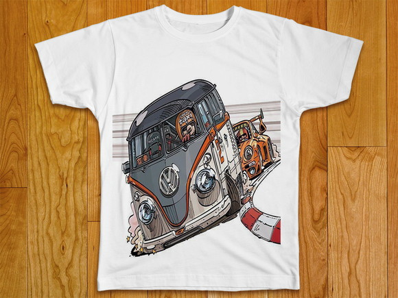 Camiseta Kombi
