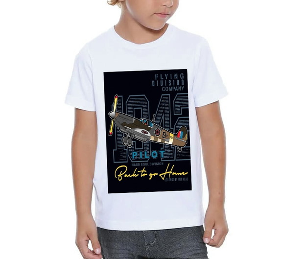 Camiseta Infantil Piloto