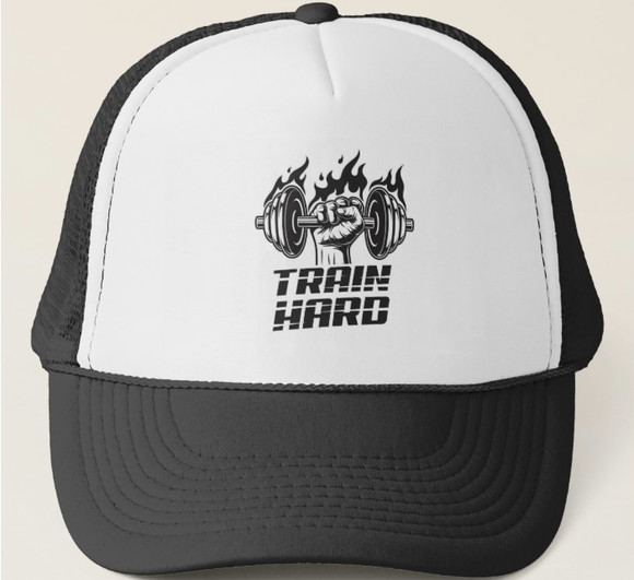 Boné Trucker Train Hard