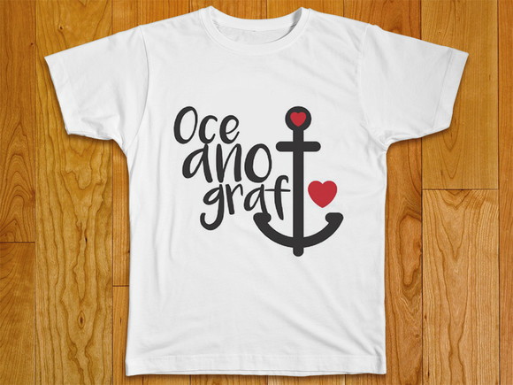 Camiseta Profissão Oceanografia
