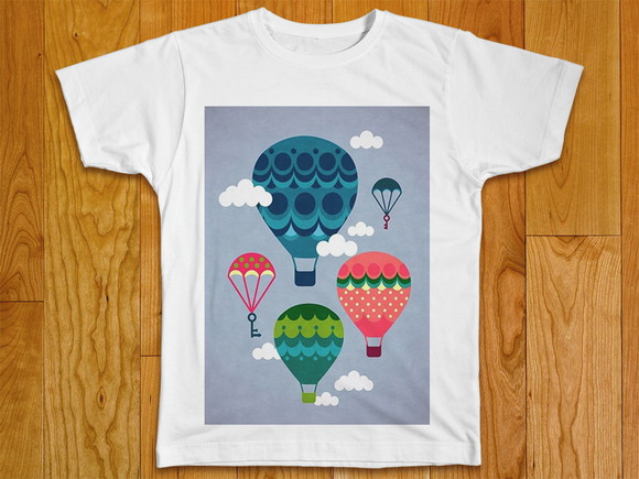 Camiseta Infantil Balões