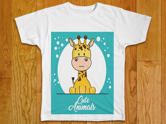 Camiseta Infantil Cute