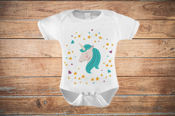 Body Infantil Unicórnio