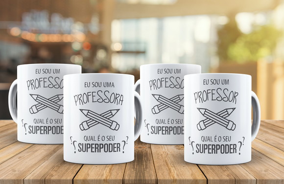 Caneca Porcelana Eu Sou Professor