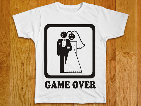 Camiseta Game Over