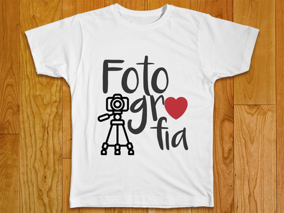 Camiseta Profissão Fotografia