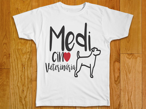 Camiseta Profissão Medicina Veterinária