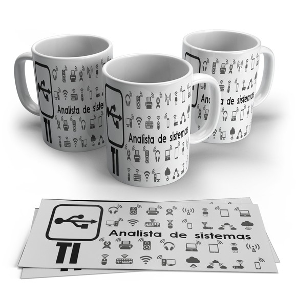 Caneca Profissão Analista de Sistemas