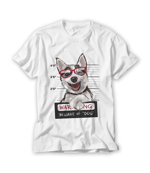 Camiseta Dog Warning