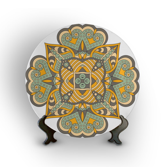 Prato Decorativo Mandala
