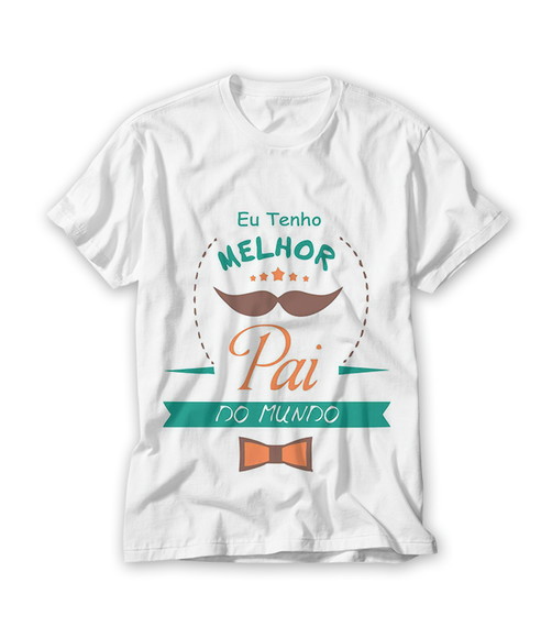 Camiseta Eu Tenho o Mellhor Pai do Mundo