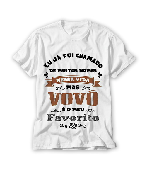 Camiseta Vovô é o Meu Favorito