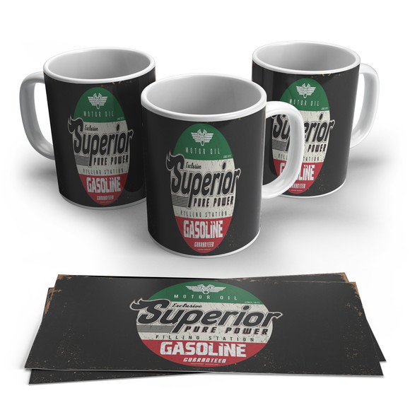 Caneca Retrô Lata de óleo