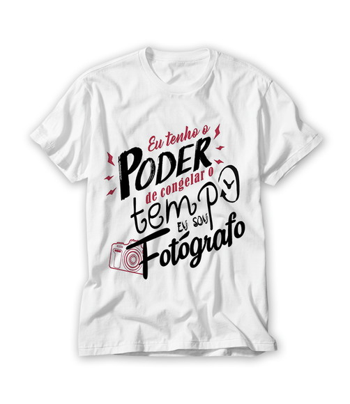 Camiseta Eu Sou Fotógrafo