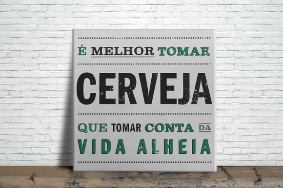 Azulejo Decorativo é Melhor Tomar Cerveja