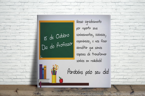 Azulejo Decorativo Dia dos professores