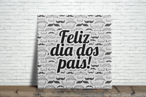 Azulejo Decorativo Feliz Dia dos Pais