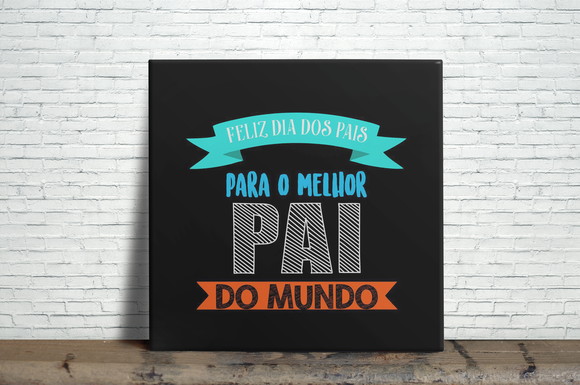 Azulejo Decorativo Para o Melhor Pai do Mundo