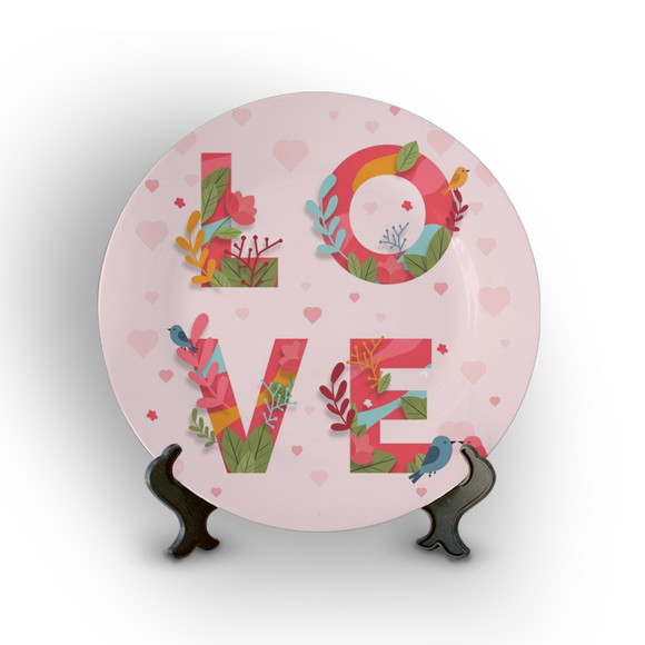 Prato Decorativo Love