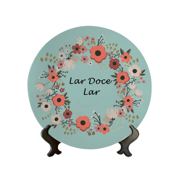 Prato Decorativo Lar Doce Lar