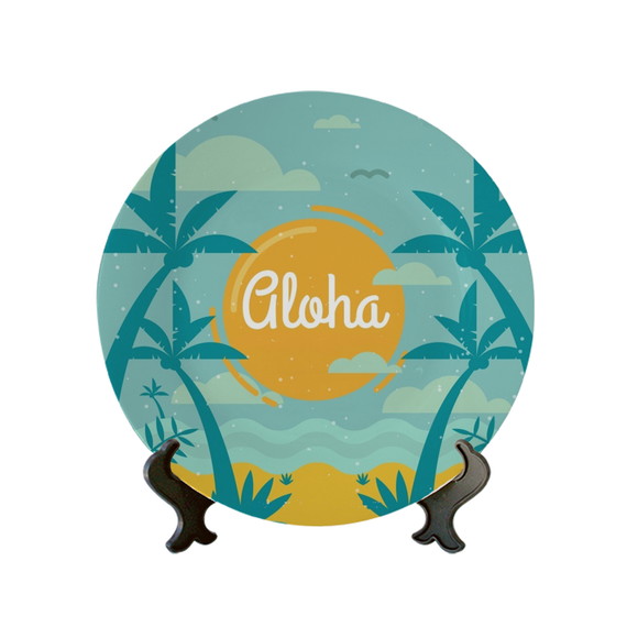 Prato Decorativo Aloha